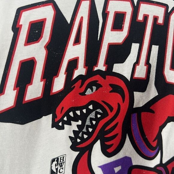🏀 TORONTO RAPTORS NBA Graphic Tee Hardwood Classics Mitchell & Ness - PERFECT - Picture 6 of 8